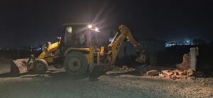 *सड़क निर्माण हेतु भूमि हुई क्लियर*