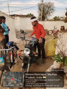 *मार्च में राजस्व वसूली तेज बटियागढ़ में कुर्की की कार्रवाई, मोटरसाइकिल जब्त*