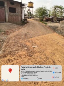 *ग्राम हर्रई में सीसी रोड निर्माण में भारी अनियमितता, 9 लाख की लागत पर उठे सवाल*