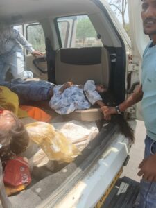 *डायल-112 की तत्परता से बची चार जिंदगियां सड़क हादसे में घायल लोगों को पहुंचाया अस्पताल*