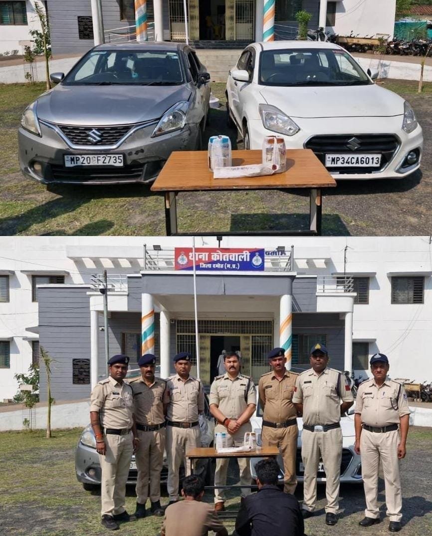 *कार में हथगोला और चाकू लेकर घूम रहे दो आरोपी गिरफ्तार कोतवाली पुलिस की बड़ी कार्रवाई*