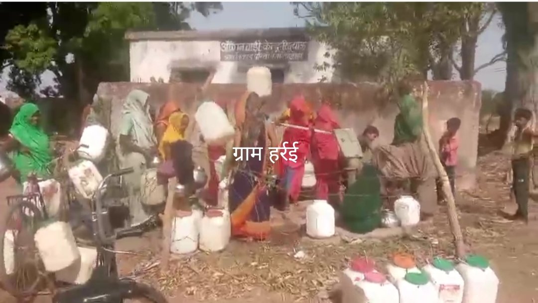 *हर्रई मोहल्ला रिछवाउ में जल संकट पर ग्रामीणों का फूटा आक्रोश सरपंच-सचिव पर गंभीर आरोप*