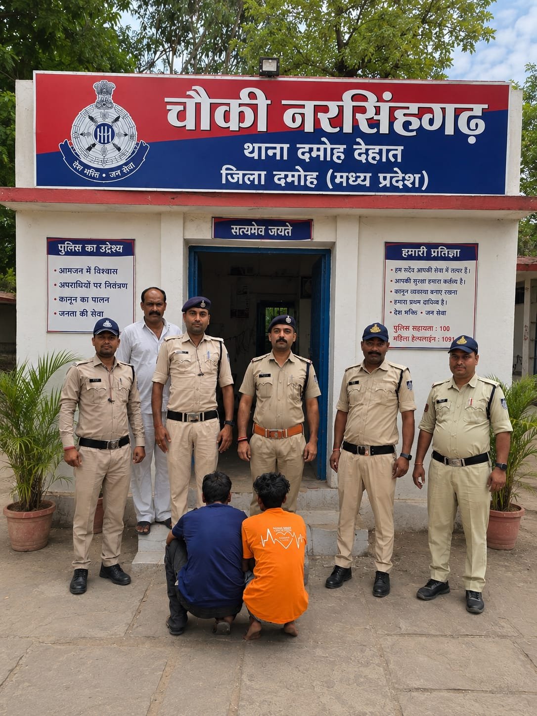 *70 वर्षीय वृद्ध की हत्या का खुलासा दमोह देहात पुलिस ने 24 घंटे में दो आरोपियों को किया गिरफ्तार*