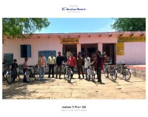 *निशुल्क साइकिल वितरण कार्यक्रम संपन्न विद्यार्थियों में दिखा उत्साह*
