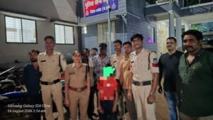 *तेंदूखेड़ा पुलिस की तत्परता से लापता बालक सकुशल बरामद*