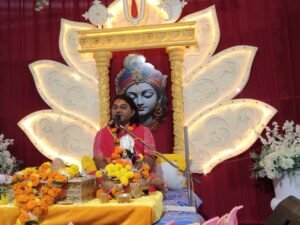 *श्रीमद्भागवत कथा में गूंजा भक्ति का संदेश, प्रह्लाद चरित्र व नरसिंह अवतार ने मोहा मन*  *विदुर चरित्र, अजामिल उपाख्यान और भगवान नरसिंह अवतार का हुआ भावपूर्ण वर्णन, भजन-कीर्तन और जयकारों से भक्तिमय हुआ कथा पंडाल*